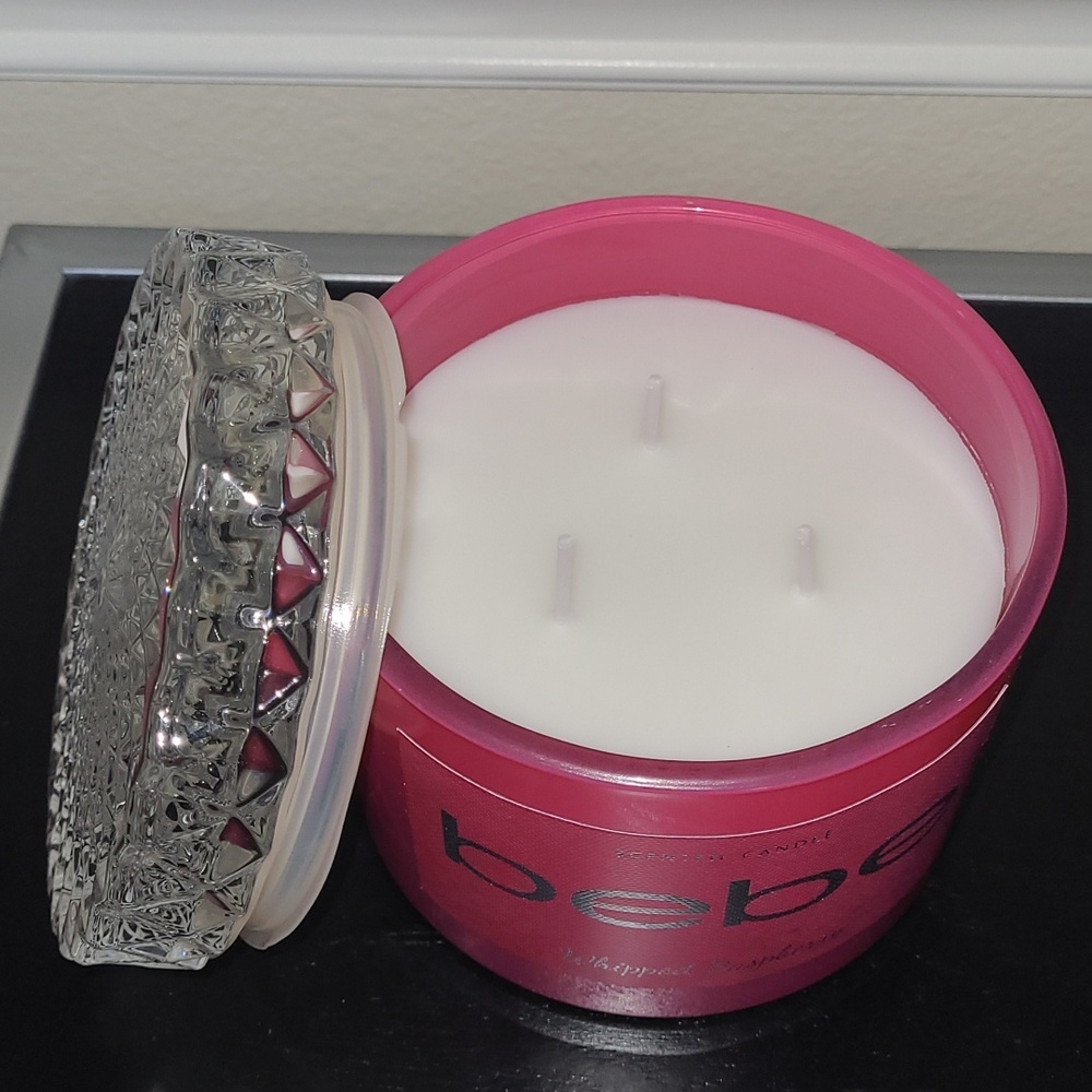 Bebe Whipped Raspberry Scented Candle - 14oz - Picture 3 of 5